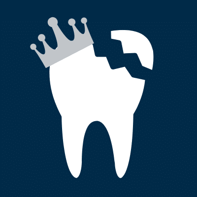 Chipped crown
