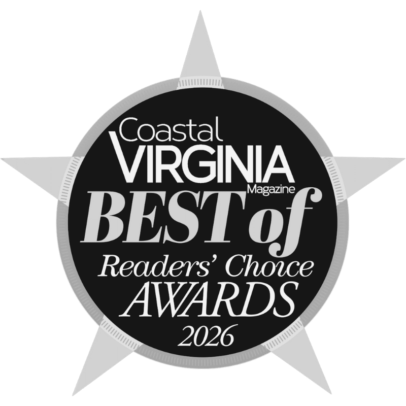 Cova-2026-best-of-badge Coastal virginia magazine best of readers’ choice awards 2026 badge recognizing tidewater family dentistry in newport news, va.